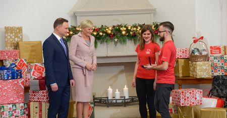 Para prezydencka przekazała swój dar w ramach akcji "Szlachetna paczka"