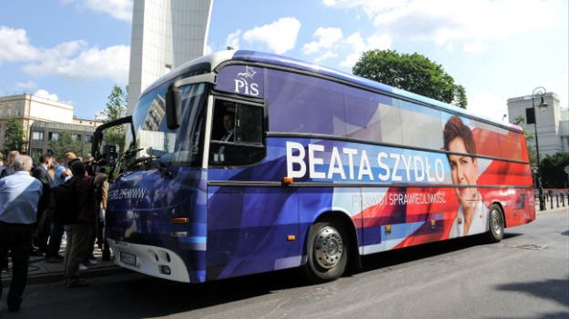 Szydłobus przed wyjazdem w Polskę