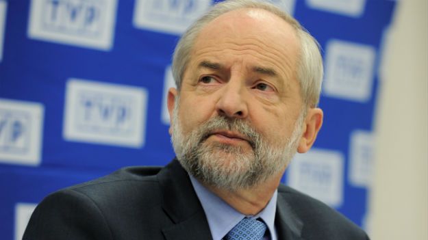 Juliusz Braun podczas konferencji podsumowującej jego kadencję