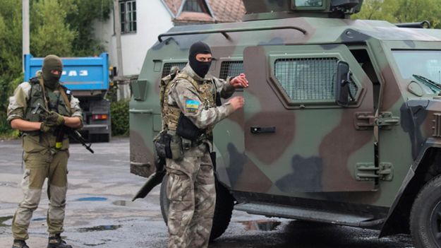 W sobotę w Mukaczewie zginęło dwóch członków Prawego Sektora, a 10 osób, głównie milicjantów, zostało rannych