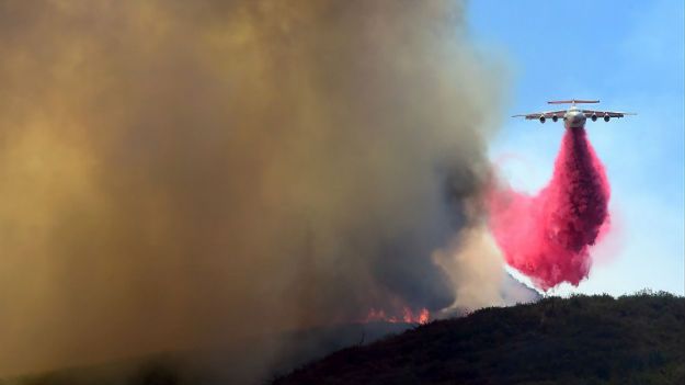 Gaszenie pożaru w Kalifornii
