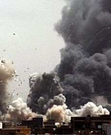 60 bomb spadło na stolicę