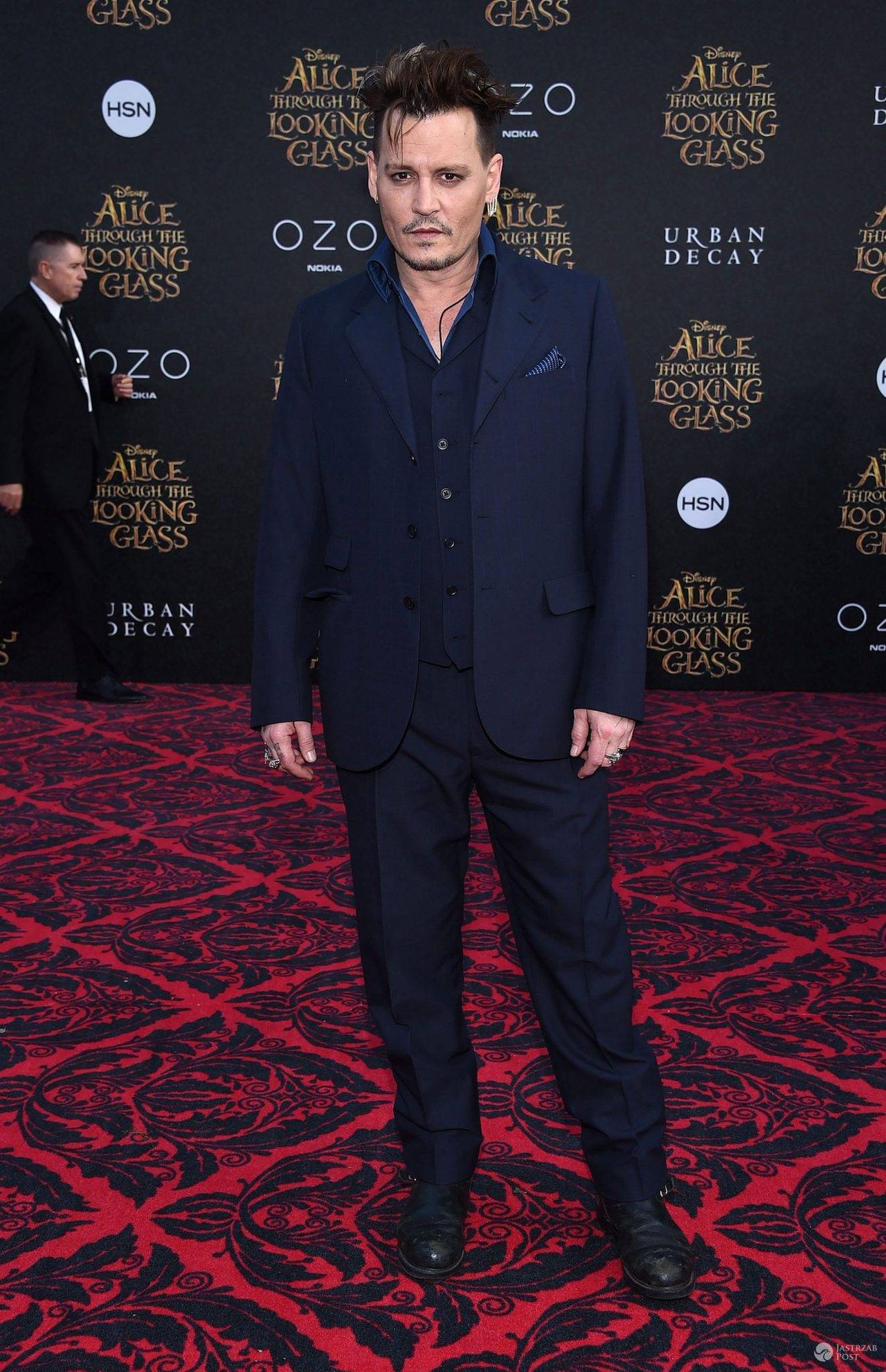 Johnny Depp, premiera w Hollywood filmu "Alicja po drugiej stronie lustra" (fot. ONS)
