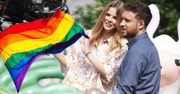 Wielka tęczowa flaga pojawiła się na zakończenie "Pytania na śniadanie". Tego nie było w scenariuszu, ale nie dało się wyciąć. Wszystko szło na żywo