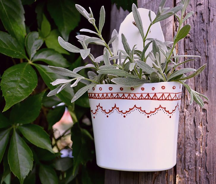 Plastic Bottle Flower Pot