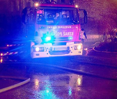 Dwa pożary w Łodzi. Nie żyje mężczyzna, ranne dzieci