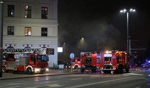 Wrocław. Pożar Dworca Świebodzkiego. Były wybuchy, 1 osoba nie żyje, są ranni