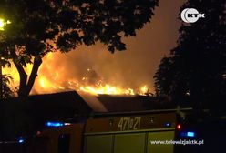 Wielki pożar pod Kętrzynem. Osiem rodzin bez dachu nad głową