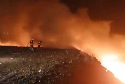 Jastrzębie-Zdrój: pożar na wysypisku śmieci. Walczyło z nim ponad 100 strażaków