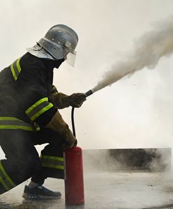 Piekary Śląskie: pożar dwupiętrowego budynku