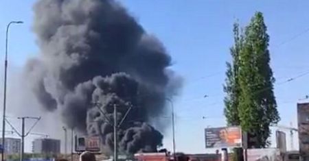 Ogromy pożar w centrum Wrocławia. Ewakuowano okolicznych mieszkańców