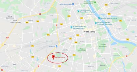 Warszawa. Pożar na Włochach. Dwie osoby trafiły do szpitala