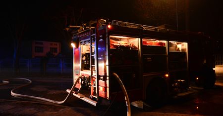 Wolica. Pożar w sortowni śmieci