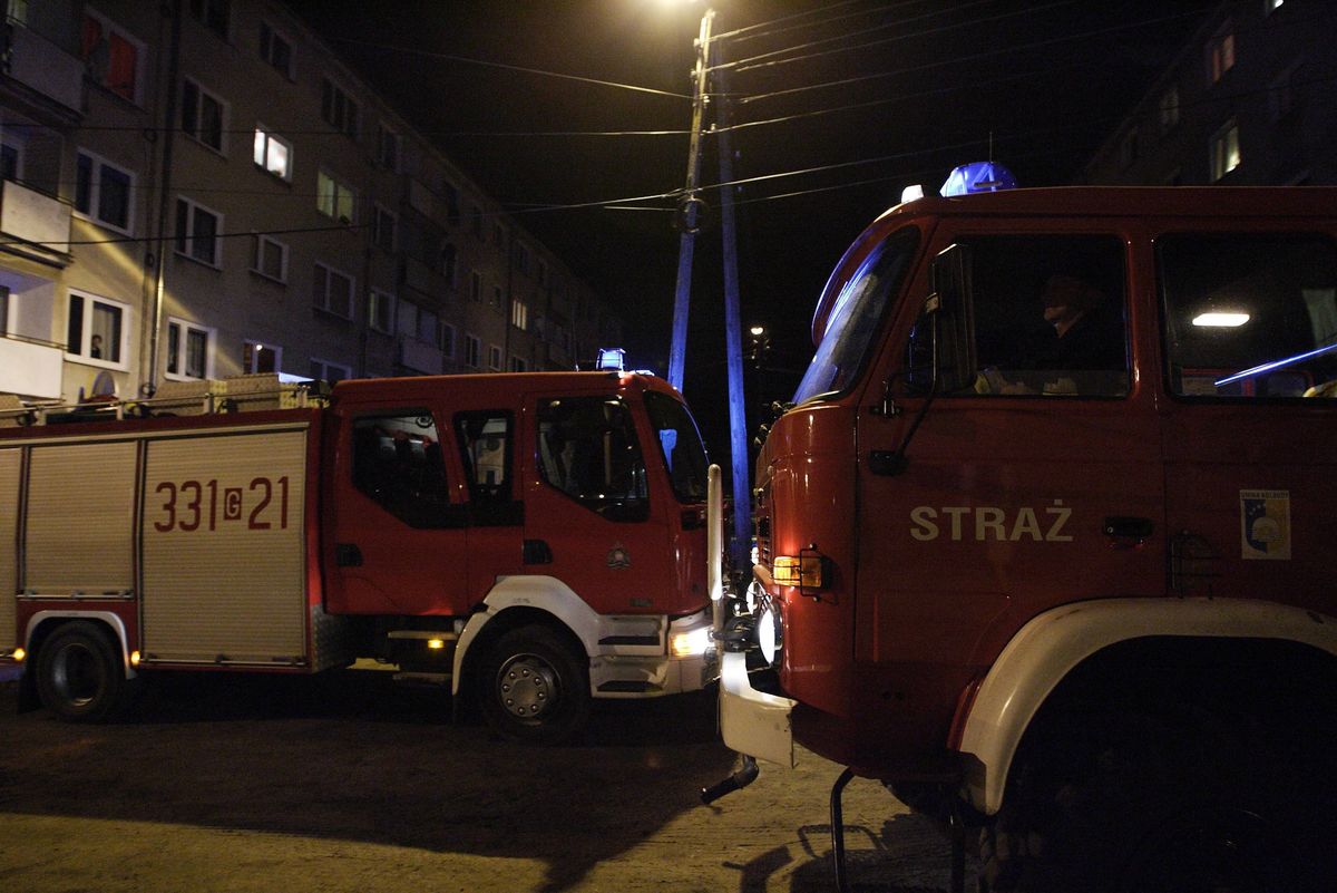 Dramat w Elblągu. W pożarze zginęły dwie osoby