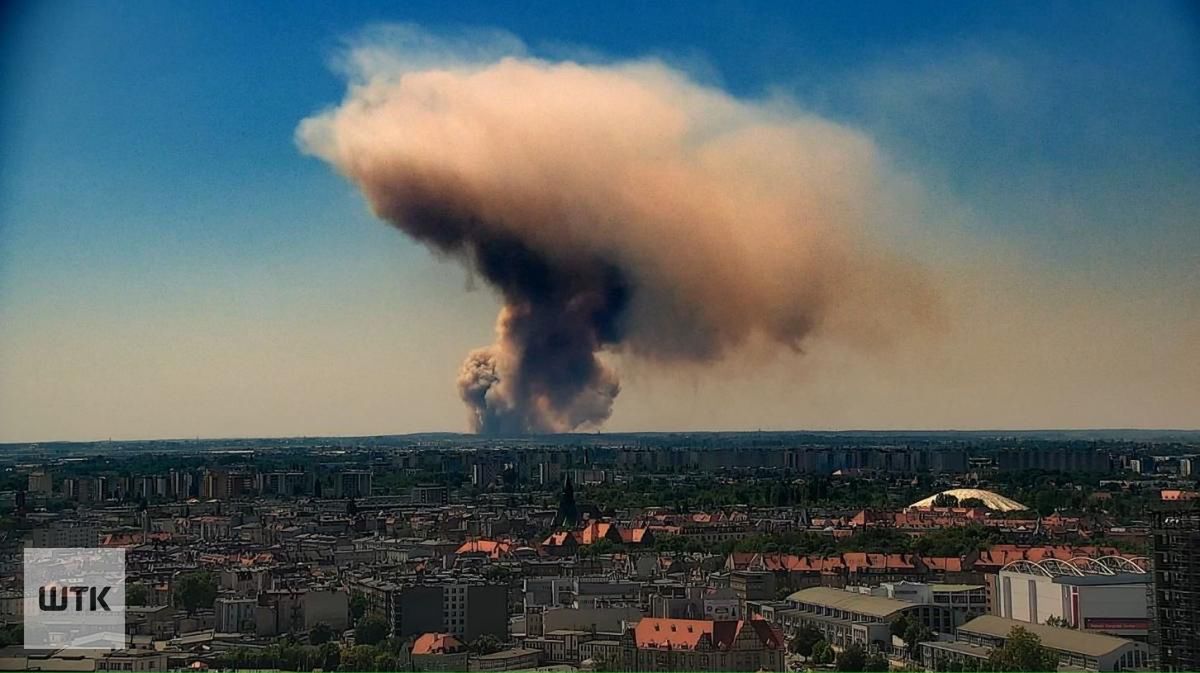 Kłęby dymu nad Wielkopolską. Trzy duże pożary