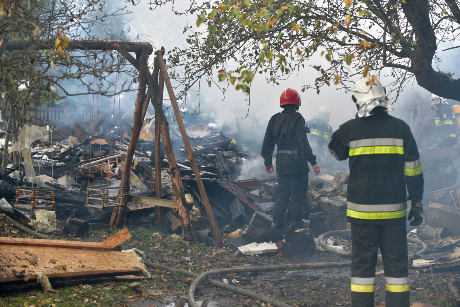 Janówka pod Łodzią. W pożarze zginęły dwie osoby