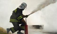 Stegny: pożar mieszkania. Spłonął mężczyzna