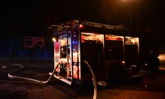 Wolica. Pożar w sortowni śmieci