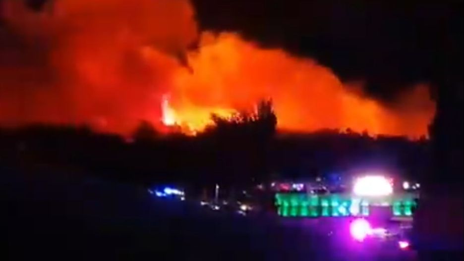 Pożar na wyspie Pag