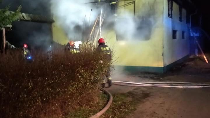 Do pożaru doszło w nocy z czwartku na piątek