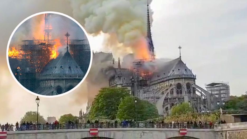 Paryż: Pożar w katedrze Notre Dame