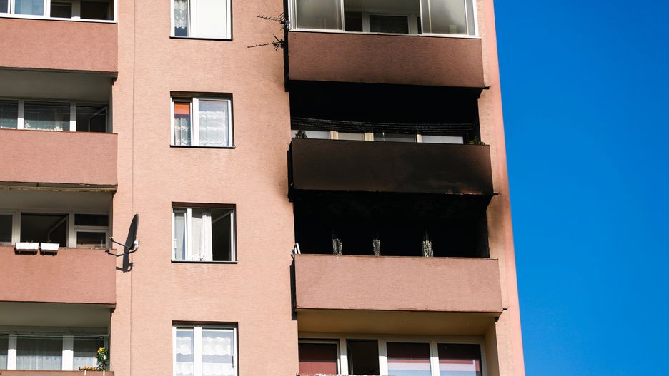 Pożar wybuchł w poniedziałek rano