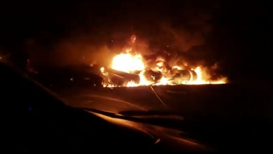 Kanada. Wykoleił się pociąg przewożący paliwo. "To przypomina piekło"