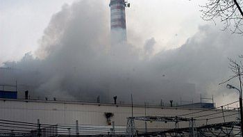 Pożar w krakowskiej elektrociepłowni