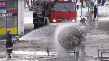 Akcja straży pożarnej