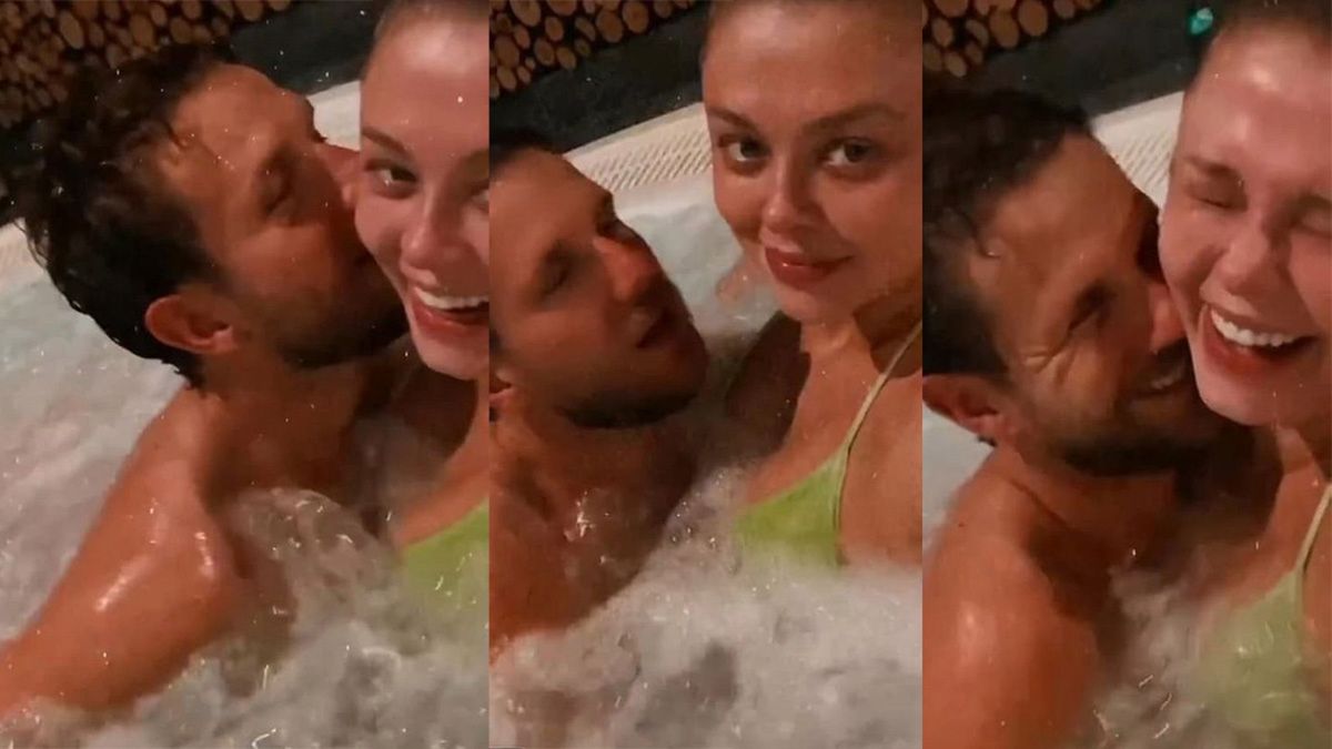 Ciężarna Joanna Opozda i Antek Królikowski zaszaleli w jacuzzi. Wideo szybko usunęli, ale mamy screeny. Było gorąco