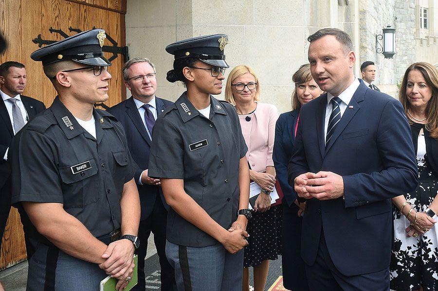 Mocne słowa prezydenta Dudy pod adresem Rosji w West Point. "Złamała normy międzynarodowe"