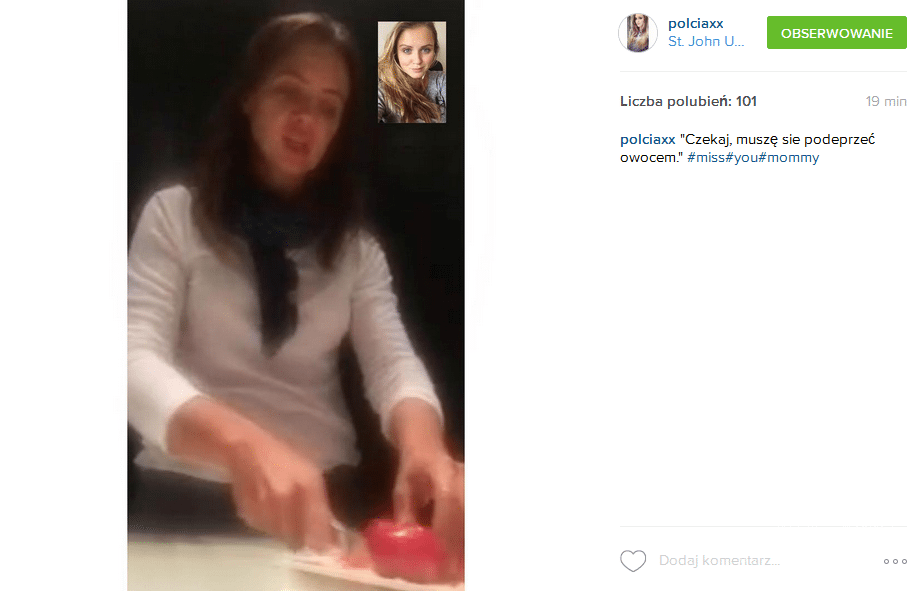 Kinga Rusin i Pola Lis rozmawiają na skype