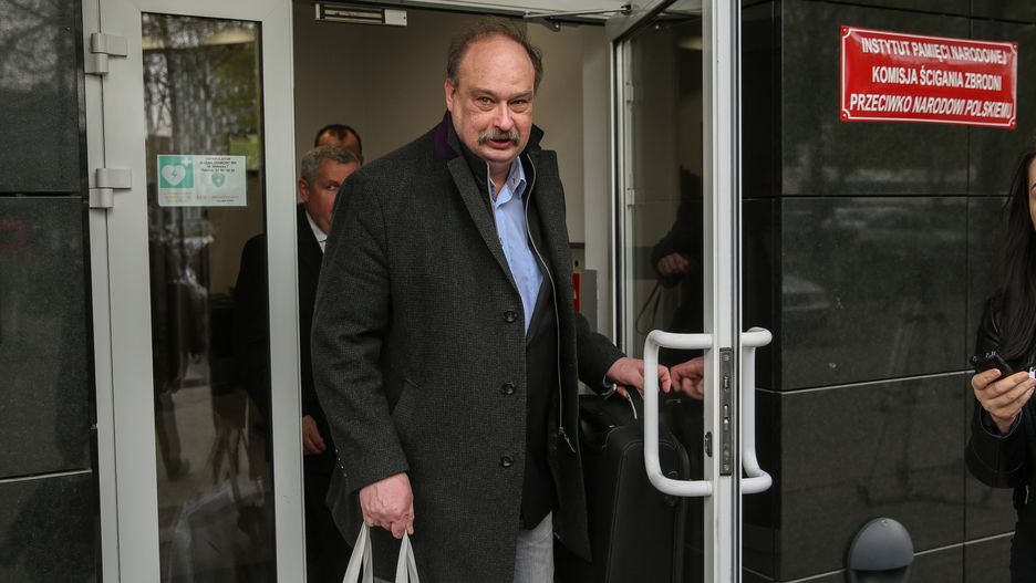 Strajk nauczycieli. Prof. Wojciech Polak w Warszawie.