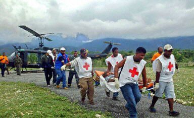 Krytyczna sytuacja powodzian na Haiti