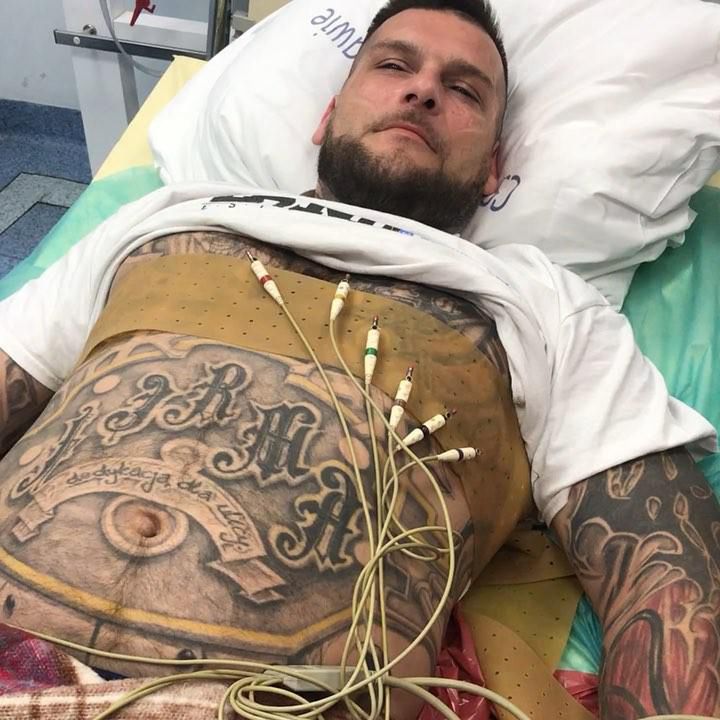 Popek w szpitalu