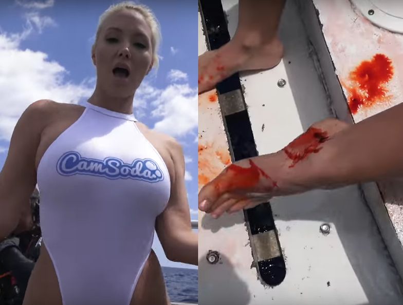 Gwiazda porno zaatakowana przez rekina. Kręciła wtedy film