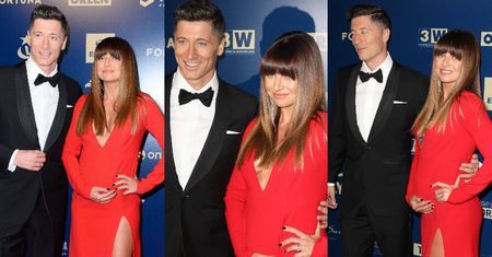Rozpromieniona Anna Lewandowska trzyma się za ciążowy brzuch na Balu Mistrzów Sportu (ZDJĘCIA)