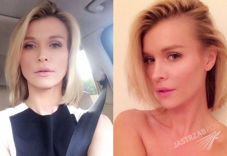 Joanna Krupa ścięła włosy, ale na szczęście nie są na tyle krótkie, żeby nie mogła uczesać ich w ulubioną fryzurę [zdjęcie]