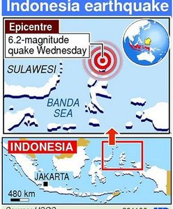 Trzęsienie ziemi w Indonezji, są zniszczenia