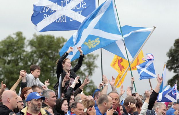 Sondaże: wzrosło poparcie dla niepodległości Szkocji
