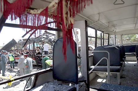 35 rekrutów zginęło w zamachu w Kabulu