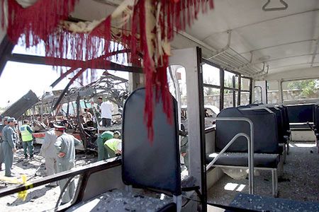 35 rekrutów zginęło w zamachu w Kabulu