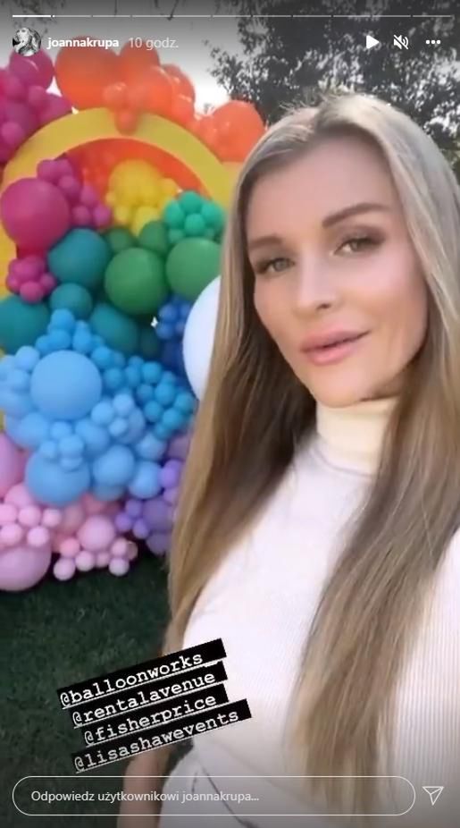 Joanna Krupa. Skrin z InstaStories