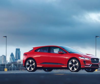 Jaguar I-Pace w czerwieni na Genewę