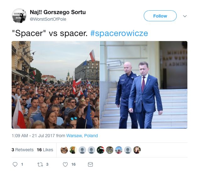 Jedyna dopuszczalna forma spaceru