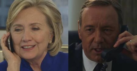 Hillary Clinton i Kevin Spacey wiedzą, jak zbierać pieniądze. To wideo już jest hitem internetu