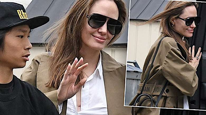 Angelina Jolie i Pax Jolie-Pitt na zakupach