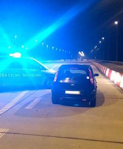 Podkarpackie. Pijany jechał pod prąd A4. Zatrzymała go służba celno-skarbowa