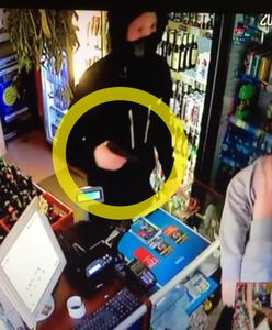 Napad z bronią w ręku na sklep monopolowy. Całe zajście zarejestrowały kamery