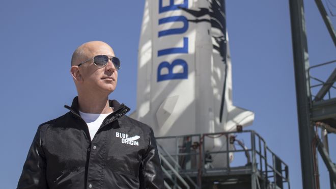 Jeff Bezos, właściciel Blue Origin. 